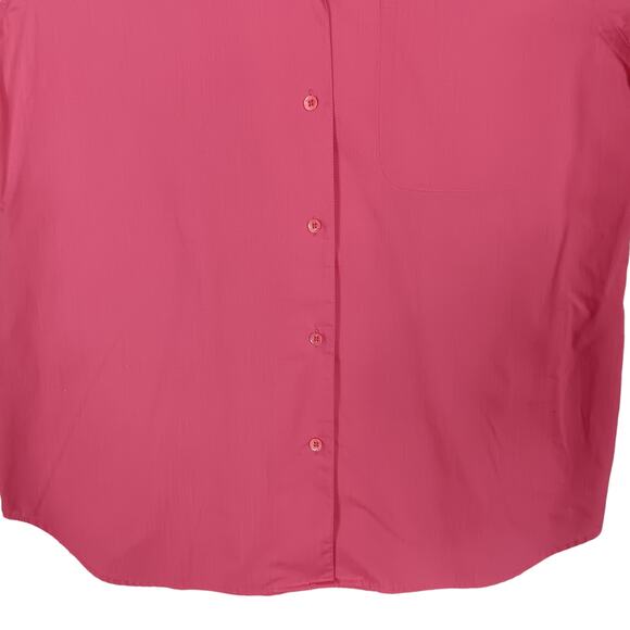 Vintage 80s Picket and Post Shirt Size 12 Pink Short Sleeve Button Down - Picture 7 of 9